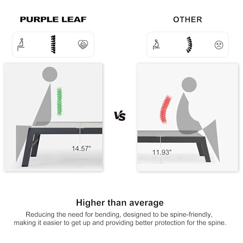 Outdoor Patio Chaise Lounge Set of 2 Aluminum Frame with Wheels Side Table Beige Textilene vovaloop